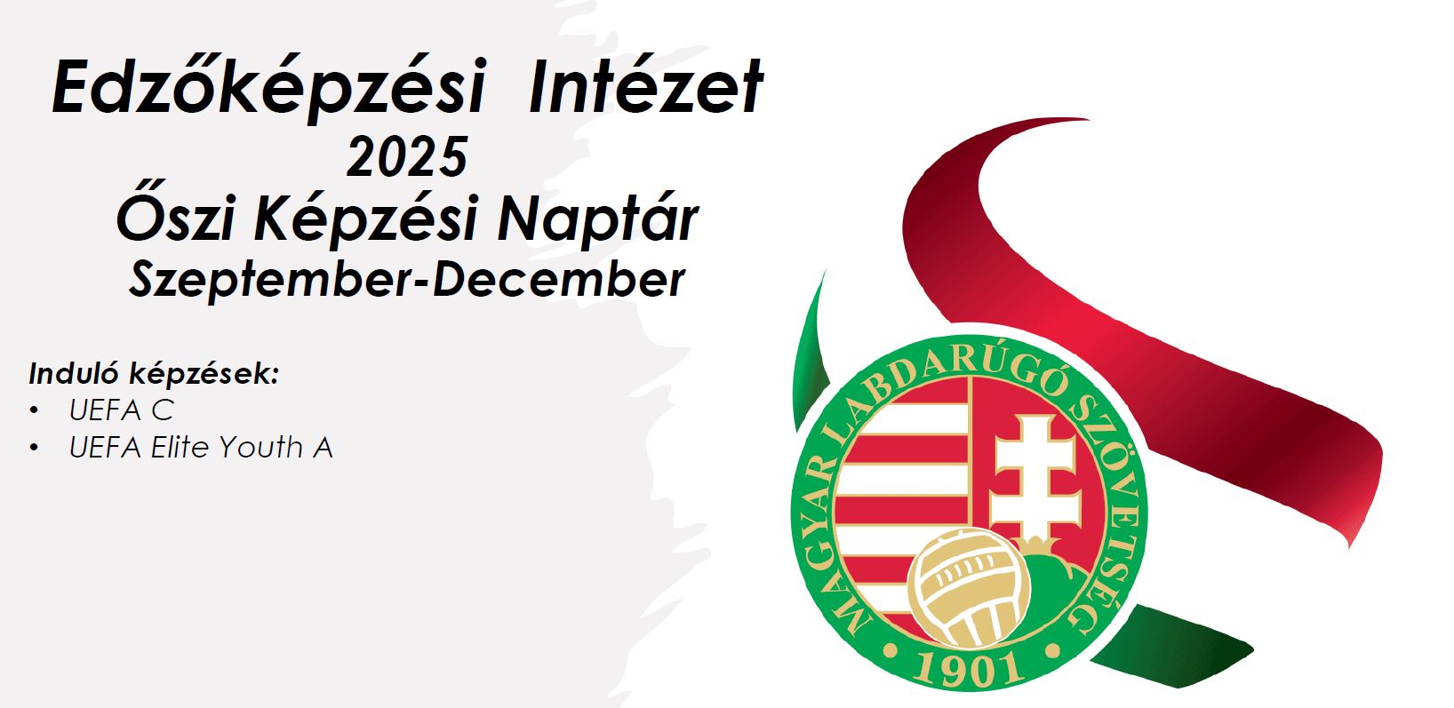 2025 őszi tanfolyamok - FELVÉTELIK